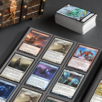 Classeur de cartes professionnel MIO en plastique PP à 9 pochettes pour 360 cartes, pour cartes PKM, de baseball, de sport, d'indexation, TCG et cartes professionnelles
