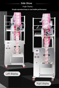 Kinh tế giá cả cạnh tranh tự động PLC rung quy mô 999g thực phẩm đậu phộng bột túi khoai tây chiên máy đóng gói - Product Image 6