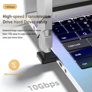 Gomito universale a forma di U a forma di L 90 gradi OTG USB 3.0 C maschio a C un convertitore adattatore di estensione femmina - Product Image 4