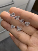 Fábrica al por mayor 0,5-5CT Diamante de corte de corazón Vvs claridad D Color Diamante Suelto excelente corte laboratorio cultivado IGI precio certificado