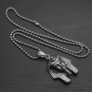 Kalung liontin firaun Mesir antik untuk pria, perhiasan rantai Sweater gaya modis perhiasan Keagamaan - Product Image 5