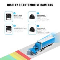 Système de caméra de recul pour véhicule, bus, camion et voiture, MDVR 4 canaux, DVR 4 canaux, kit caméra de recul, caméra 360 degrés, 1080P, GPS, WiFi, 4G