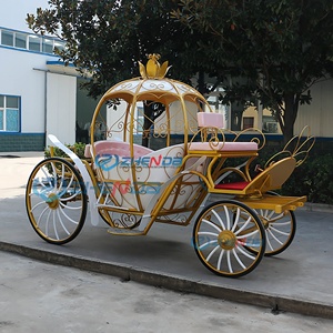 Wholesale Price Electric <b>Pumpkin</b> Carriage Parties & Weddings Special Transportation <b>Decor</b> with Lights - Product Image 4