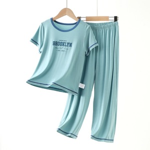 <span class=keywords><strong>Pigiama</strong></span> per Ragazzi in Morbido <span class=keywords><strong>Cotone</strong></span> Traspirante Tinta Unita con Stampe Animalier Personalizzabili per Primavera/Autunno - Product Image 4