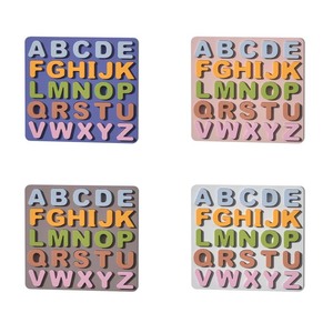 Juguetes educativos preescolares de silicona de grado alimenticio para niños pequeños <span class=keywords><strong>letras</strong></span> ABC hechizo aprendizaje rompecabezas regalo alfabeto rompecabezas para bebés - Product Image 6