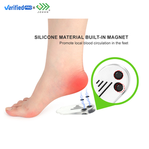 JOGHN Semelles <span class=keywords><strong>anti</strong></span>-pronation Coussinets de talon antidérapants Coussinets métatarsiens Semelles orthopédiques Magnet Silicone Gel Talon Pad - Product Image 3