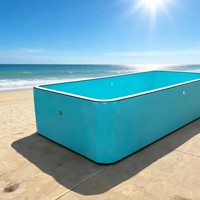 Piscine gonflable géante robuste en Drop Stitch pour l'extérieur, idéale pour les fêtes