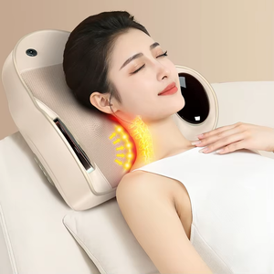 Coussin de massage dorsal portable moderne chauffant à vibration et acupression profonde, 15W 12V, pour soulager la fatigue - Product Image 4