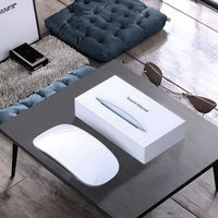 Mouse Nirkabel BT Terlaris 2025, Roda Putar Sentuh, Gaya 3D, Laser LED untuk Laptop, Ponsel, Tablet, Mouse Nirkabel Universal