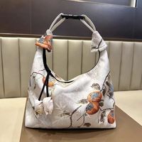 Tas Selempang Sutra Xiangyun Asli Jinfeng, Tas Selempang Sederhana Cina Berkualitas Tinggi yang Cocok untuk Segala Gaya dengan Penutup Ritsleting, Cocok untuk Hadiah