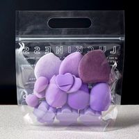 Ensemble d'éponges de maquillage mignonnes, ensemble de houppettes à poudre, éponge de maquillage en forme de Mickey, utilisation humide et sèche, mini houppettes de beauté