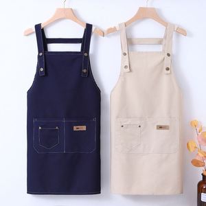 Tablier de chef en jean imperméable de qualité supérieure, résistant, pour la cuisine - Product Image 1