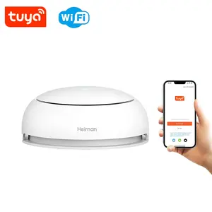 Vente en gros personnalisation détecteur de fumée de cigarette tuya wifi capteur de fumée intelligent DC3V batterie au lithium