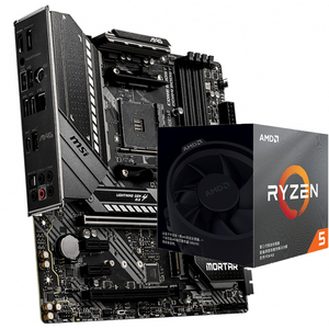 Carte mère MSI MAG B550M MORTAR d'occasion supportant les processeurs AMD Ryzen 5 3500X 3600 3600X et <span class=keywords><strong>R7</strong></span> 3700X <span class=keywords><strong>3800X</strong></span> 3900X - Product Image 1