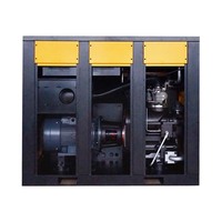 Compresseurs industriels alimentés au gaz de nouvelle condition 132KW Compresseur d'air à vis à deux étages 75KW Fréquence variable à aimant permanent