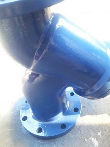 ETFE 필터가 있는 주철 <span class=keywords><strong>6</strong></span> 인치 Y-스트레이너 천공 트림 PTFE <span class=keywords><strong>WEB</strong></span> 40 ME DN150 B.1BAR Y 형 스트레이너 - Product Image 2