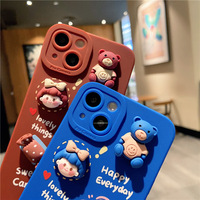 Lovebay — coque souple en Silicone, Anti-chute, pour iPhone 13 Pro Max, Design de dessin animé 3D, bonbons pour filles