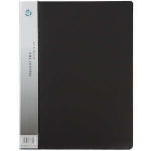 Comix AR151A-P A4 Single Spring Clip 4 Inch <b>Plastic</b> Document <b>Folder</b> Clip Blue And Black - Product Image 2