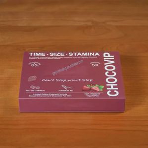 Cokelat Grosir Berkualitas Tinggi untuk Kotak Hadiah Karton Magnetik Stroberi untuk Makanan Rhino Choco Vip Suplemen Herbal - Product Image 6