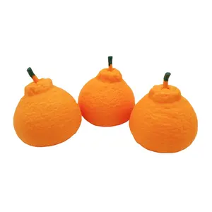 TPR软松软玩具黄色橙色水果设计挤压烦躁玩具儿童和成人弹性压力球