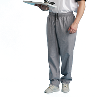 Logo personnalisé uniforme de restaurant pantalon de travail pantalon de chef stipe craie pantalons pour hommes pour le travail