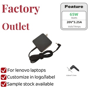 65W <span class=keywords><strong>AC</strong></span> <span class=keywords><strong>Adapter</strong></span> Điện Máy Tính Xách Tay Sạc Qc1.0 Thân Thiện Với Môi Cho Ideapad Mỏng 5 Arp10 Yoga 510-14 710 720 Thinkbook - Product Image 2