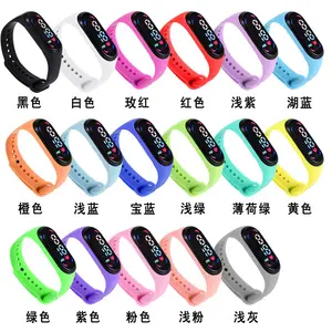 Impermeabile Cartoon LED bambini orologi m7 ragazze Silicone Sport bracciale Digital Kids Smart Watch