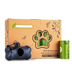 Custom Eco-Friendly EPI Biodegradable Dog Poop Bags <b>Compostable</b> Scented Plastic Pet Waste Poop Bags - Product Image 4