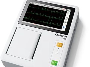 Appareil <span class=keywords><strong>ECG</strong></span> portable Comen H3, batterie longue durée de 7 heures, 3 canaux, électrocardiographe mobile à 12 dérivations - Product Image 6