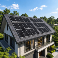 Modules photovoltaïques en silicium monocristallin 150W-180W, efficacité de 15,25 %, système de panneaux solaires pour la production d'énergie domestique