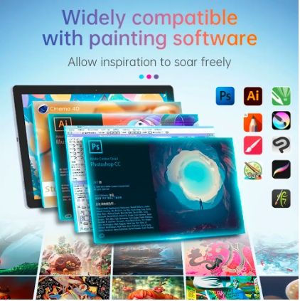 BOSTO BT-101A Portable Graphics Drawing Tablet - 10.1 Inch