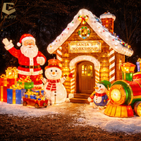Schlüsselfertige Weihnachtsbären-Festival-Laterne Dekorative Beleuchtungsprojekte für Großflächige Öffentliche Installationen