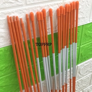 Orange Reflecterende Flexible FRP Fiberglass Road Marker , Snow Marker - Product Image 3