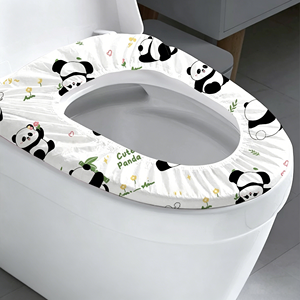 Housse de siège de toilette jetable non tissée imperméable personnalisée, portable pour les voyages, les hôtels, les hôpitaux, les toilettes publiques - Product Image 1