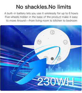 Qtenbaord 24 <span class=keywords><strong>32</strong></span> Inch Không Dây Sạc Di Chuyển Màn Hình <span class=keywords><strong>LCD</strong></span> Dọc Đứng Của Tôi Xách Tay Màn Hình Cảm Ứng Thông Minh <span class=keywords><strong>TV</strong></span> Với Bánh Xe - Product Image 4