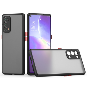 Ốp Viền Chống Sốc TPU, Ốp Lưng Cứng Bằng Nhựa PC Trong Suốt Màu Khói Cho <span class=keywords><strong>Oppo</strong></span> F19 Pro F19 Pro + F17 F15 F11 F9 F7 F5 <span class=keywords><strong>F1s</strong></span> A15a53 A12 - Product Image 3