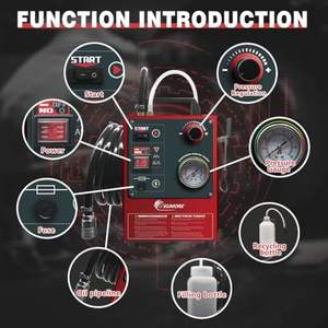 KUMORE Farizon G evrensel otomotiv elektrik Metal fren hidroliği hava alma 12V/110V darbe basıncı otomatik makine bir adam - Product Image 5