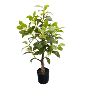 Árboles fragantes naranjas de tacto Real, nuevo diseño, árbol de Osmanthus para interiores en maceta de plástico, diferentes paisajes verdes, árboles bonsái - Product Image 2
