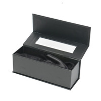 Coffret de luxe en carton rigide noir mat, bouteilles de Champagne, Whisky, vin rouge, coffret cadeau en papier