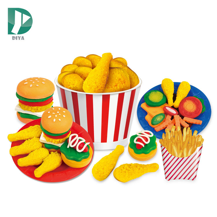 Clay Plastilina De Comida Juguetes De Plastilina, 32 Piezas De