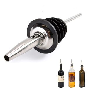 Accessoires de barman en gros : Becs verseurs rapides en acier inoxydable pour bouteilles d'alcool et d'huile d'olive - Product Image 3