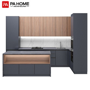 Diseño de Cocina Pequeña Inteligente para Hotel con Tablero Laminado PA HPL, Isla de Cocina Completa con Encimera de Cuarzo - Product Image 3