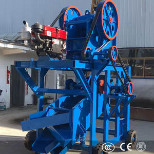 เครื่องบดกรามขนาดเล็กแบบดีเซล รุ่น PE150X250/PE250X400 สำหรับหินและแร่ พร้อมมอเตอร์หลักและชิ้นส่วนตลับลูกปืน จัดจำหน่ายในประเทศจีน - Product Image 6