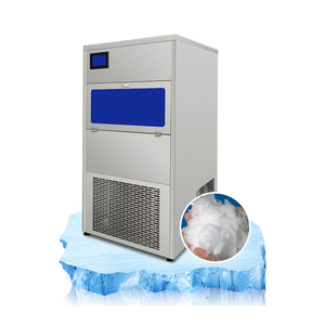 Máquina para hacer hielo completamente automática refrigerada por aire, 130kg por día, máquina para hacer hielo escamoso comercial, copos de nieve, máquina para hacer hielo plano y fino para <span class=keywords><strong>el</strong></span> mercado de alimentos - Product Image 1