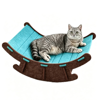 Hamac pour chat en feutre, lit pour chat, chaise longue détachable pour animaux de compagnie, multicolore, maison de repos pour chaton d'intérieur, mobilier pour animaux de compagnie personnalisé