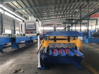 Máquina de fabricación de láminas de hierro, máquina de laminación de doble diseño para techo glaseado