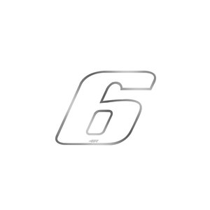 Bianco anodizzato numeri da corsa 65X85mm strumento di tornitura per applicazioni da corsa - Product Image 1