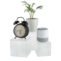 Étagère de présentoir d'objets de collection de dessert de traiteur ensemble de rehausseur de table de buffet personnalisé pour l'affichage de nourriture