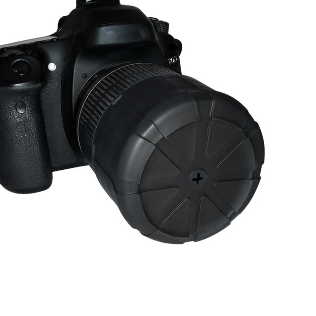 Universal Waterproof Dslr Camera Lens Cap Reusable Silicone Action Camera Lens Hood Camera Lens Cover