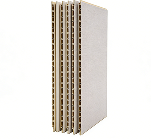 Revêtement mural en fibre de <span class=keywords><strong>bois</strong></span> de bambou, panneau en cristal de carbone sans joint, panneau mural intégré sans peinture pour la décoration intérieure - Product Image 2